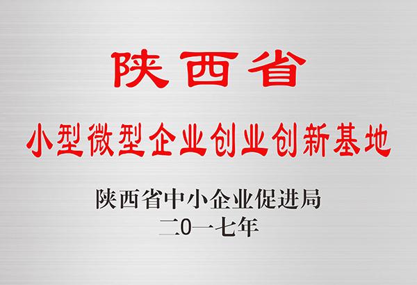 陜西省小型微型企業創業創新基地